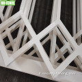 Recinzione da giardino in metallo ornamentale galvanizzato esterno decorativo